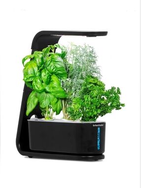 AeroGarden Sprout Hydroponic Indoor Garden 3 Pod Kit LED Black